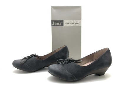 JANA women's pumps size 39 high heels heels block heel comfort shoes brown