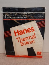 VTG 90's Hanes Deadstock Men's XL Thermal Ankle Length Pant Bottoms