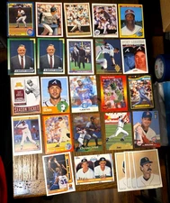 Dealer Lot (33) "Cleaning My Desk"  Baseball Cards - NrMt