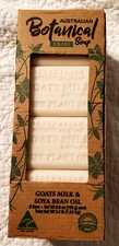 Australian Botanical Soap Goats Milk and Soya Bean Oil Triple-Milled, 8 Bars
