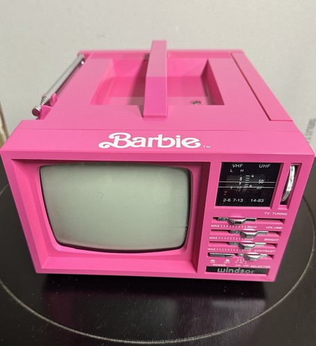 Vintage Barbie 5” Portable Black And White Television Windsor