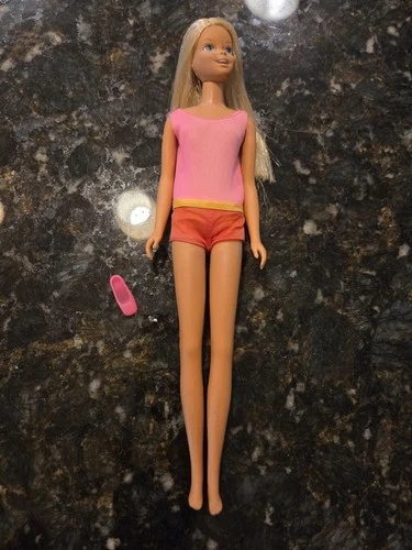 Vintage 1966 Malibu Francie Doll  Mattel Twist ‘N Turn In Original Swimsuit EUC