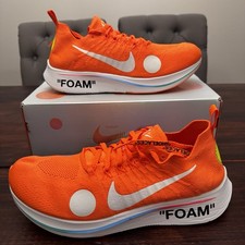 Nike Off-White x Zoom Fly Mercurial Flyknit Total Orange for Sale
