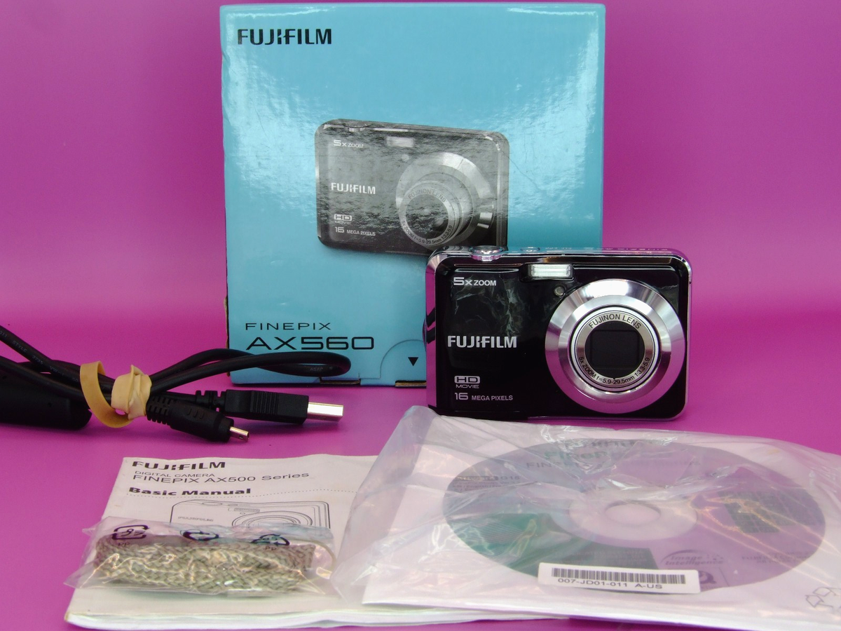 Fujifilm FinePix A Series AX560 16.0MP Digital Camera - Black for
