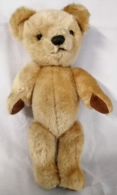 Merrythought Goldener traditioneller Bär 36 cm, voll verbunden, neu ohne Etikett