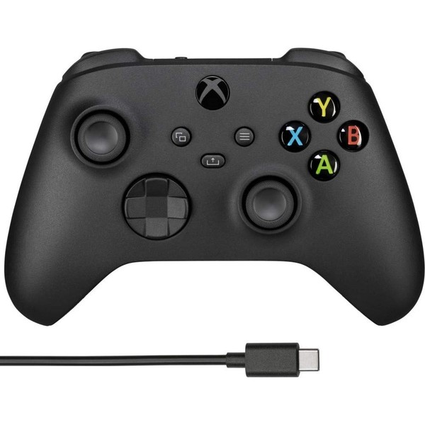 Xbox Wireless Controller Pc Kompatibel Usb Gamepad Schwarz B-WARE-image
