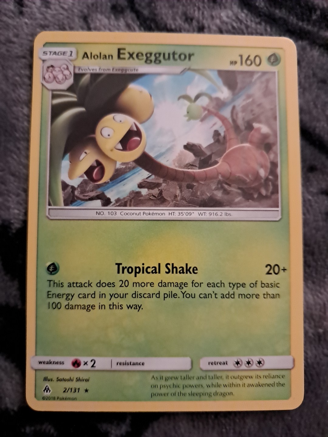 Alolan Exeggutor 2/131 Sm-Forbidden Light Regular