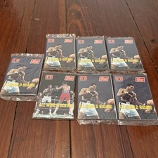 7-1991 All World Boxing Sealed Packs AW Sports Muhammad Ali PREMIERE Hong Kong