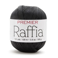 Premier Yarn Raffia -Deep Charcoal