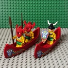 LEGO Pirates I: Islanders Lot King Kahuka, Male & 2 Canoes W/ Stickers VTG Set