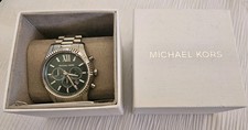 Michael Kors Silver WATCH Green FACE
