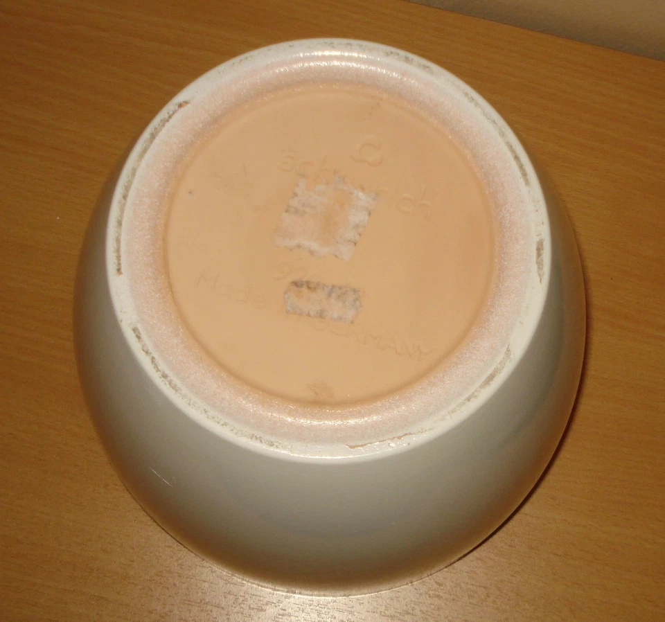 Großer Übertopf Weiß Lasiert von Scheurich - Bild 3 von 3