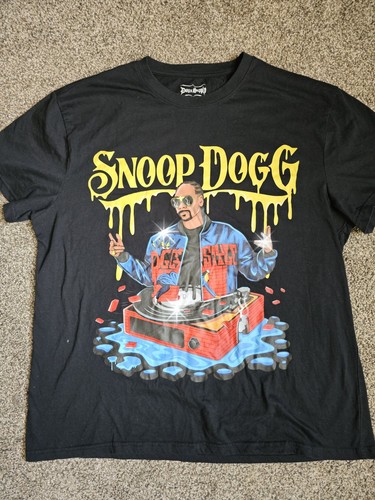 Snoop Dogg T-Shirt Dogg Supply Hip Hop Rap Black Mens XL B8 - Imagen 2 de 11