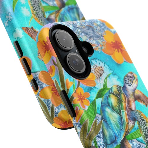 Surf, turtles, Tough Magnetic Case, Ocean Decor Case, Turtle Design, Phone Cover - 第 21/73 張圖片
