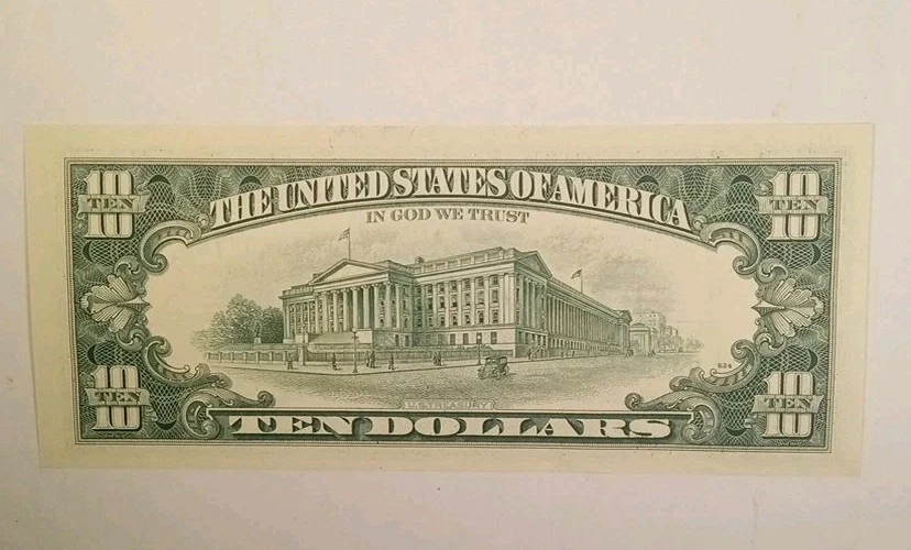$10 1993 Star AU/UNC Chisp Note - Image 2 of 2