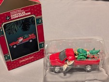 Chrysler Corp Vintage Dodge Ram Truck Red Collectors Enesco Christmas Ornament