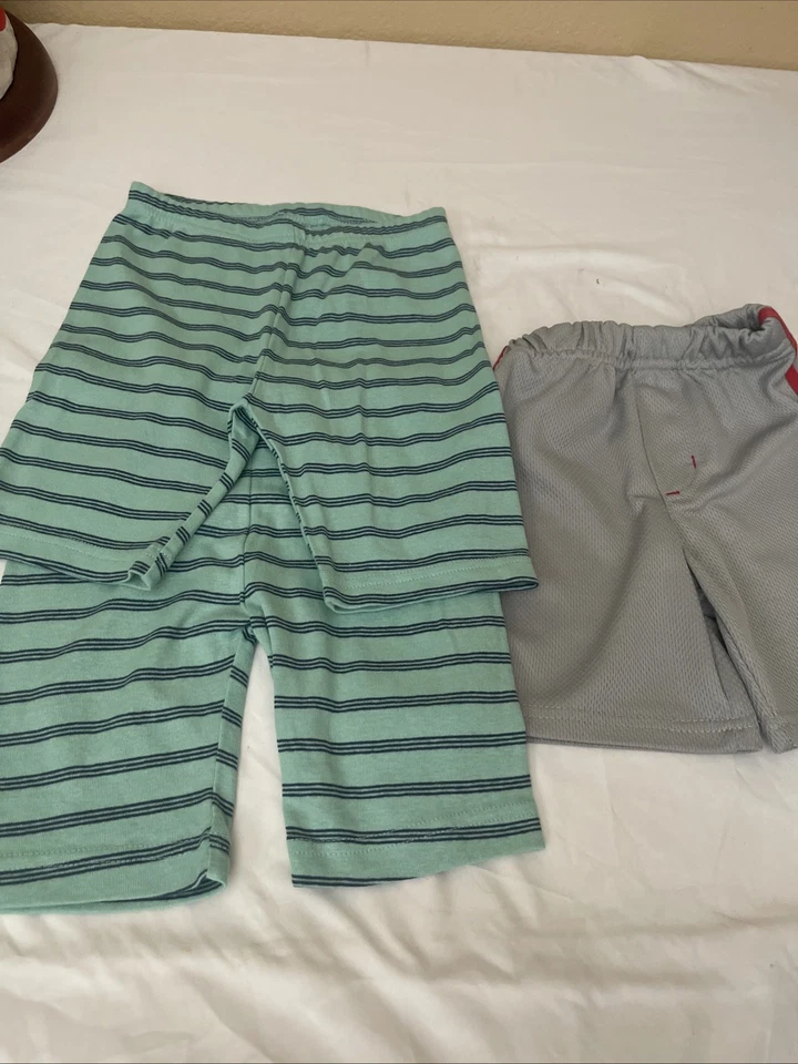 CARTER'S & CIRCO & cat And Jack Boys Shorts  Cotton size 4T Lot 5 & 2 Pj Short - Image 2 of 4