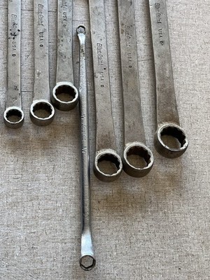Snap On (vintage Lot Of 9) Wrenches Specialty Tools (Bluepoint