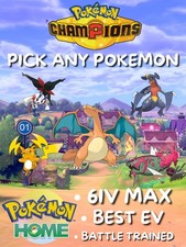 Pick any Shiny Pokemon, Battle Ready Pokemon Champions Pokemon Home