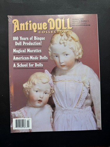 ANTIQUE DOLL COLLECTOR MAGAZINE BACK ISSUE FEBRUARY 2004