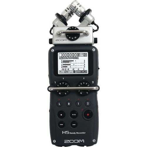 Zoom H5 4-Track Portable Digital Recorder Handheld Black 24B