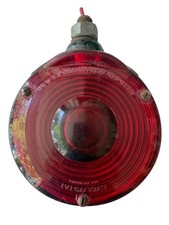 Vintage Signal-stat No 12 Cyclostat Dual Face Red Amber Turn Signal Light 4 Vintage Signal-stat No 12 Cyclostat Dual Face Red Amber Turn Signal Light 4