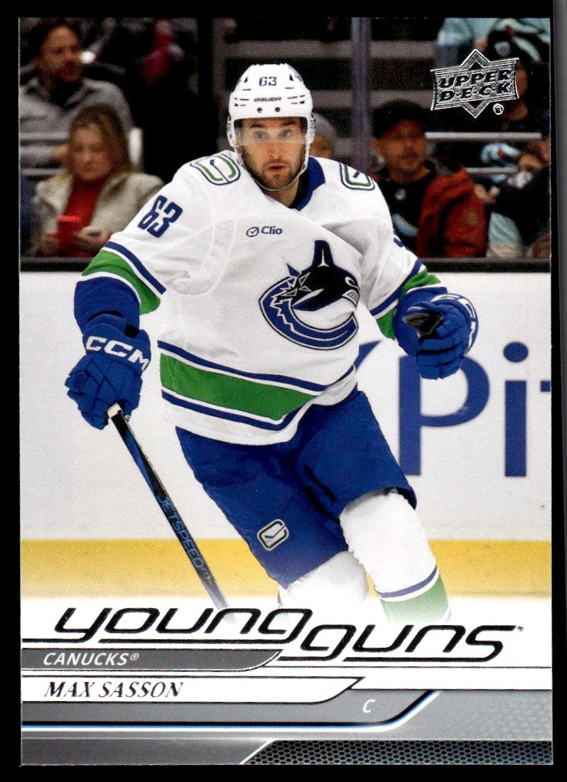 Max Sasson 2024-25 Upper Deck Young Guns #716 Rookie Vancouver Canucks