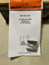 Quick Boost 1/32 Resin Arado Ar 196 Exhausts
