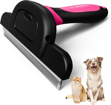 Long Hair Pet Grooming Brush, Deshedding Tool for Medium and Large Dogs Cats,
