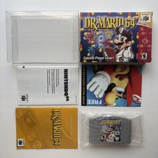 Dr. Mario Nintendo 64 N64 Authentic Complete In Box CIB Tetris Tested Mint Cart