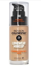 Revlon ColorStay 24Hrs Matte Makeup Foundation,Spf 15, shade 180 sand beige,30ml