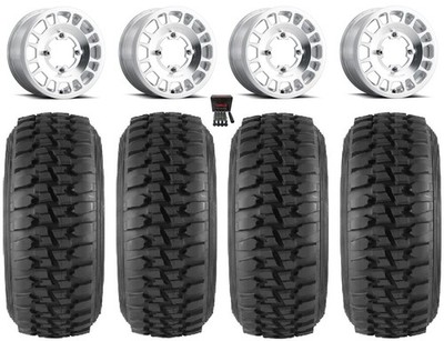 Method 412 15x6 Wheels Raw (5+1) 32'' Desert Series Tires Pioneer 1K / Talon
