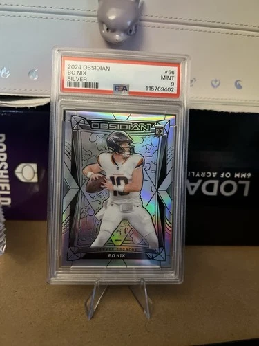 2024 Panini Obsidian - Bo Nix #56 Silver /75 (RC)