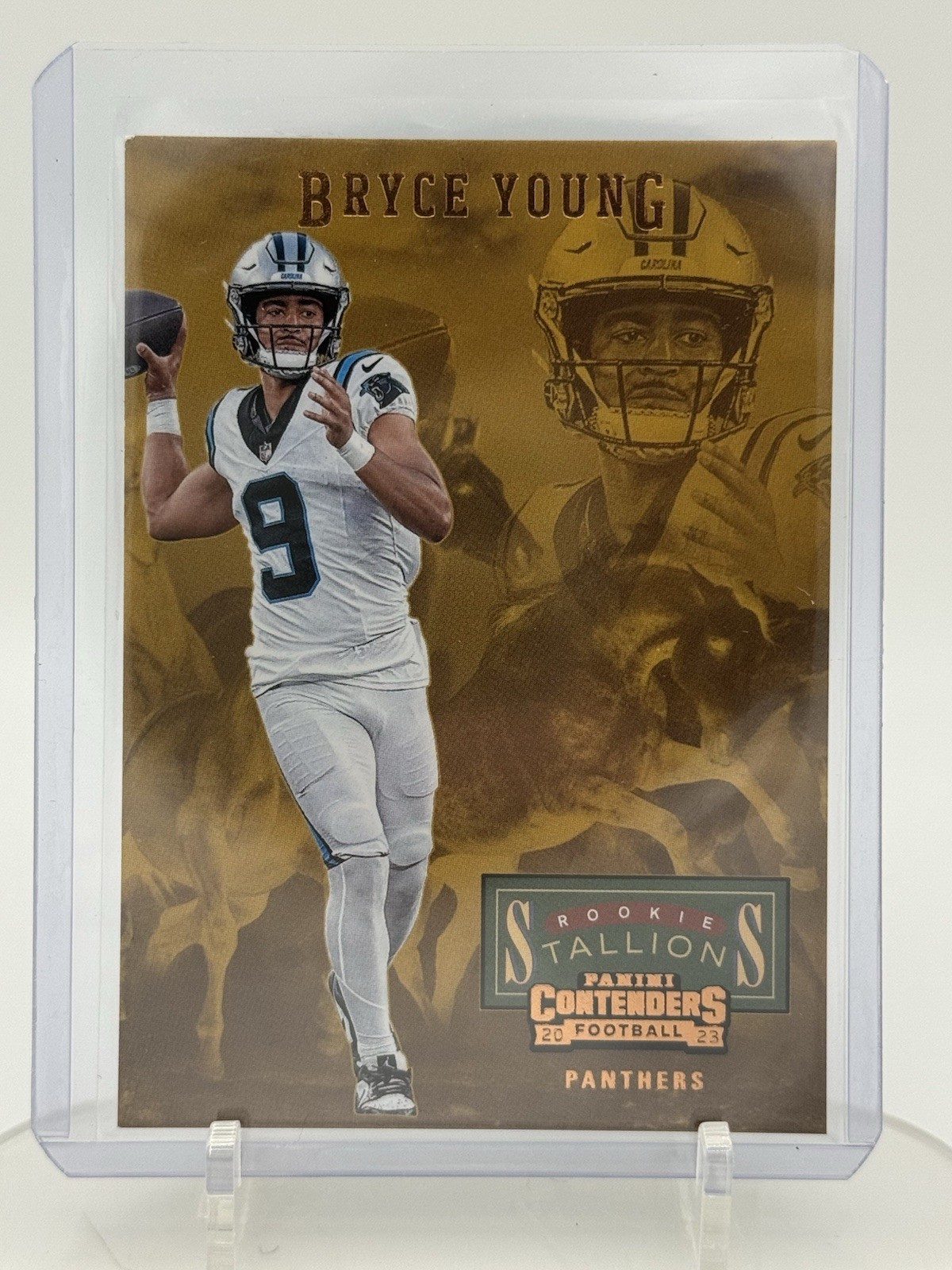 2023 Panini Contenders - Rookie Stallions Bryce Young #3 Bronze (RC)