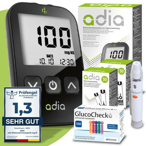 Glucometro (Mg) + 110 Strisce per Glicemia + 110 Lancette, 1 Pungidito, 1 Astucc - Foto 10 di 12