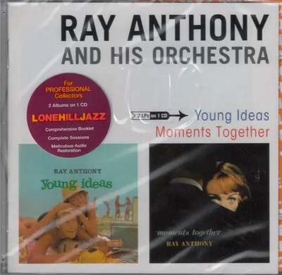 CD Ray Anthony & His Orchestra Young Ideas / Moments Together Lone Hill Jazz