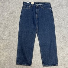 Levi's 550 Jeans Men's 40x30 Relaxed Fit Medium Wash Blue Tapered Denim NEW