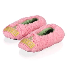 Wicked Slippers Adult Mushie Slipper Socks with Sublimated Sole 1 Pair