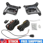 2x Dual Color LED Fog Lights DRL For 2019-2022 Silverado 1500 2500 3500 HD Set