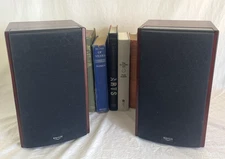 Klipsch Icon WB-14 Bookshelf Speakers Pair Wood Veneer Mahogany 11" x 7" EUC