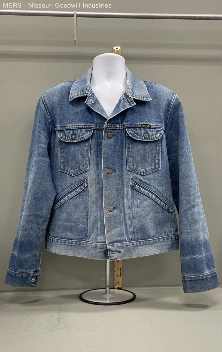 Denim Blue 1970s Vintage Outerwear Coats & Jackets for Men for