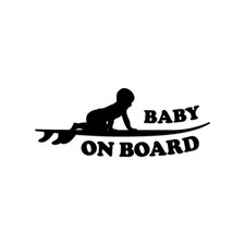 Baby On Board Sticker Decal Die Cut