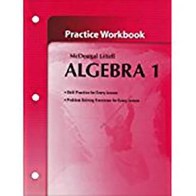 McDougal Littel Algebra 1: Practice Workbook (Holt McDougal Lars - ACCEPTABLE