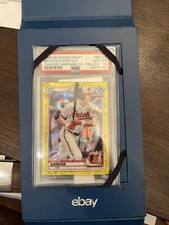 Heston Kjerstad 2020 Bowman Chrome Sapphire Yellow /99 PSA 10 (First Bowman)