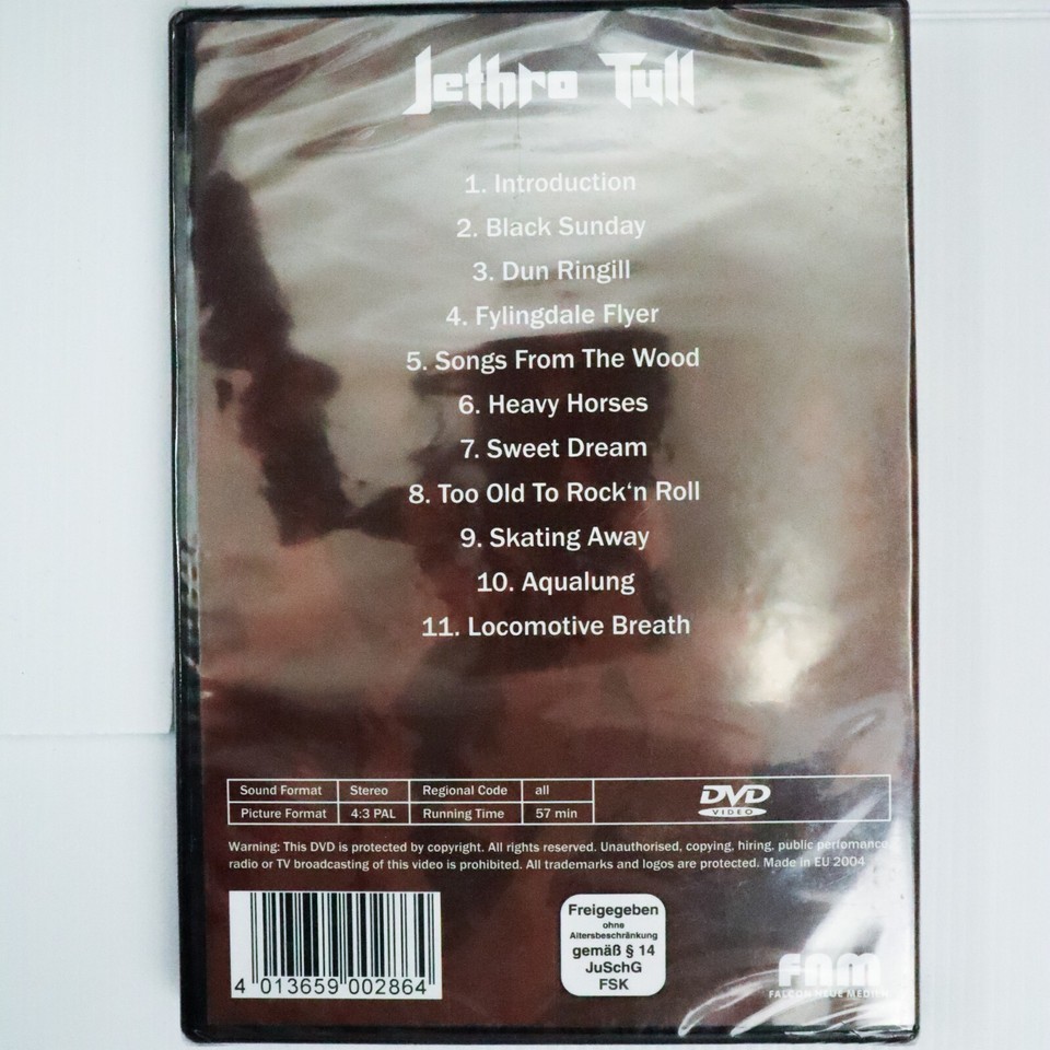 NEW Jethro Tull Slipstream (DVD, 2004) Progressive Rock Music