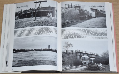 PAST AND PRESENT LONDON Steam Railway History Photographs Then and Now - H/B DJ - Picture 3 of 4
