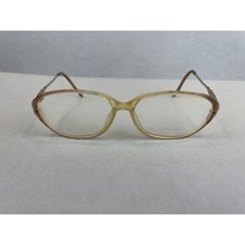 Sophia Loren Zyloware 1526 Women's Vintage Eyeglasses Full Rim Brown Cream