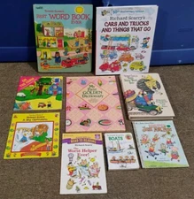 Vintage Children's Books Richard Scarry Busy Town Books Lot 