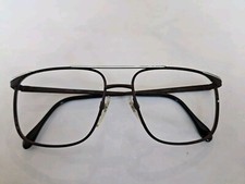 Vintage Luxottica Italy Rodney Avant-garde Eyeglasses Black 54-16 New Old Stock