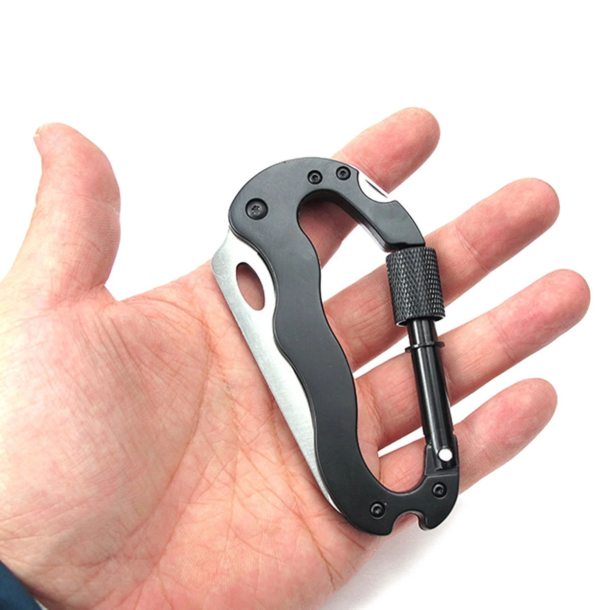 Tactical carabiner keychain sale